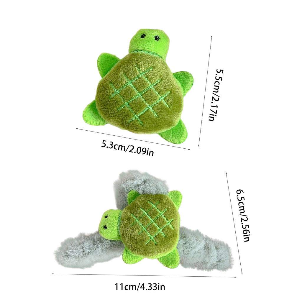 Lovely Turtle Hair Claw Clip for Women Girl Fashionable Hair Clip Hair Styling Tool Decorative Barrette for Everyday Use