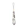 Amethyst Chip Beaded Phone Lanyard - Handmade Women's Natural Stone Strap