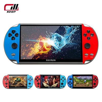 NDUP 4,3palcová přenosná konzole X7, herní zařízení s 5,1palcovou HD obrazovkou, 7,1palcový handheld s joystickem, 8G paměť, vychutnejte si řadu klasických her