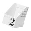 Vertical File Folder Bin Paper Number Marking Slim Desk Storage Organizer for Books Notebooks
