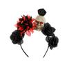 Headband Bloodstained Veil Gothic Skull Man Hairpin Fashion Skull Head Choker  Festive Decorations