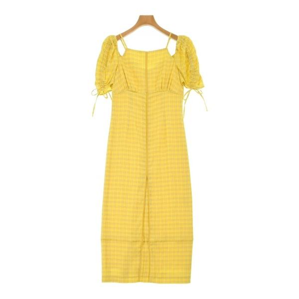 LILY BROWN Lily Brown One Piece Women s 1 (M) Yellow x Black x White (Check) [Used] [Secondhand]