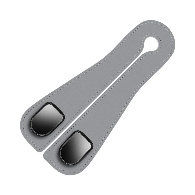 1pcs New car seat back double hook suede multifunctional car rear seat phone holder hook Accessories