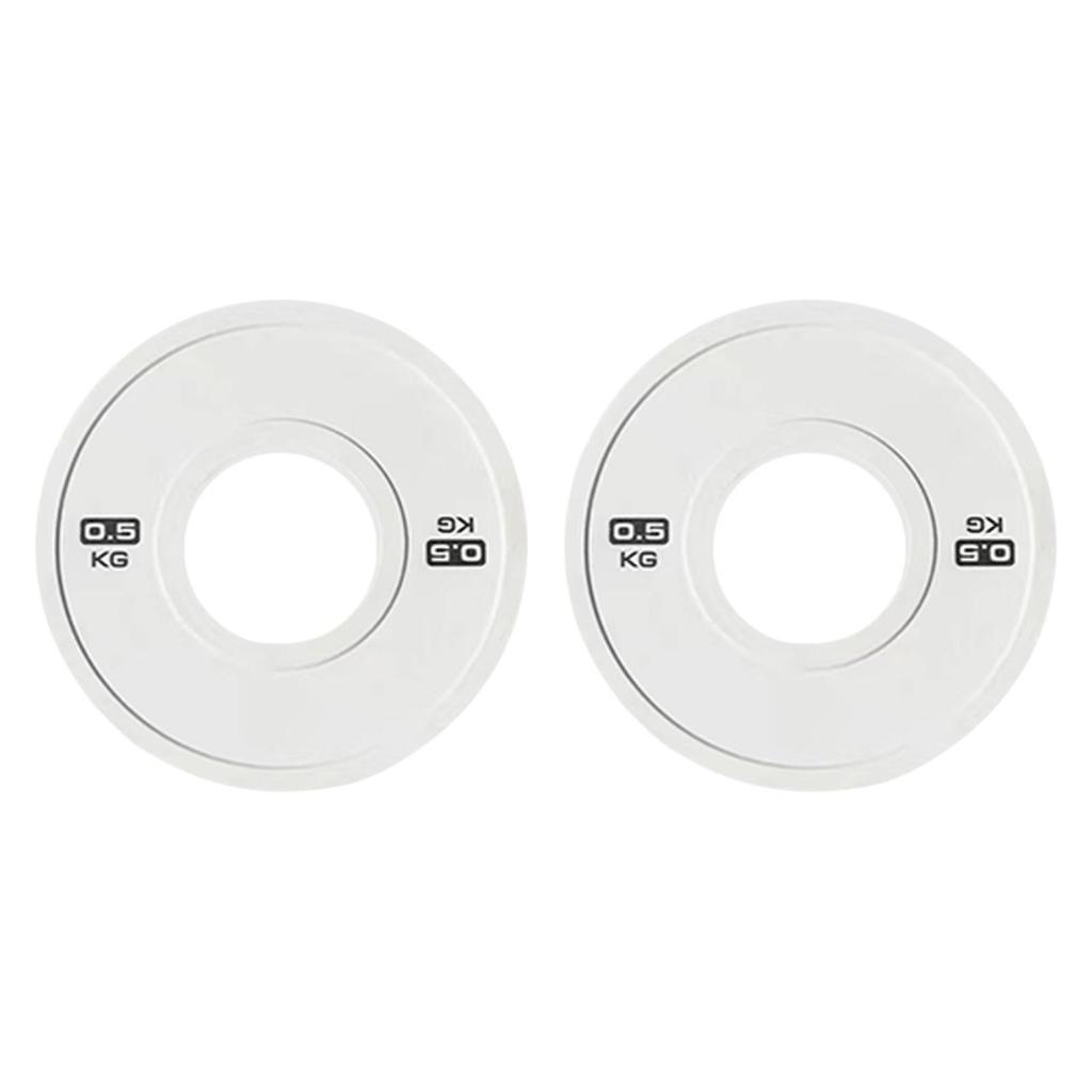 2x Accessories Weight Plates Fits 5cm Barbells for Home Gym Multifunctional