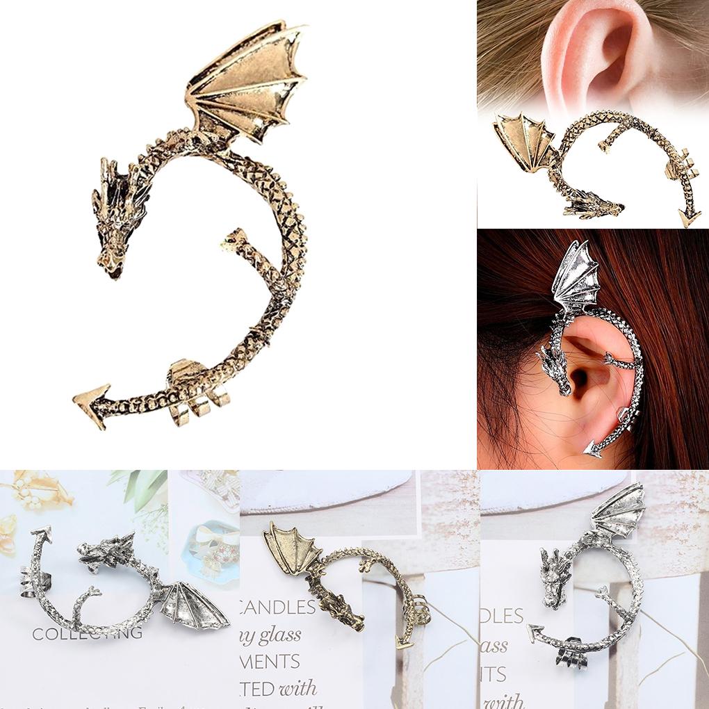 Women Vintage Punk Ear Cuff Alloy Earring Jewelry Ear Loop Decoration