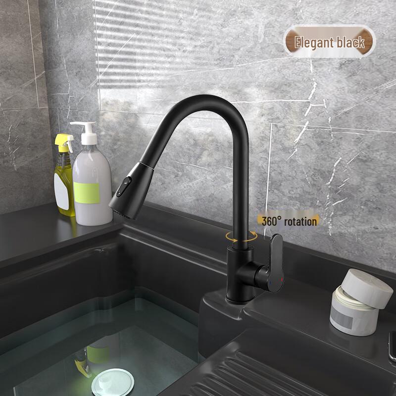 

TLXT Wall-Mounted Pull-Out Kitchen Faucet