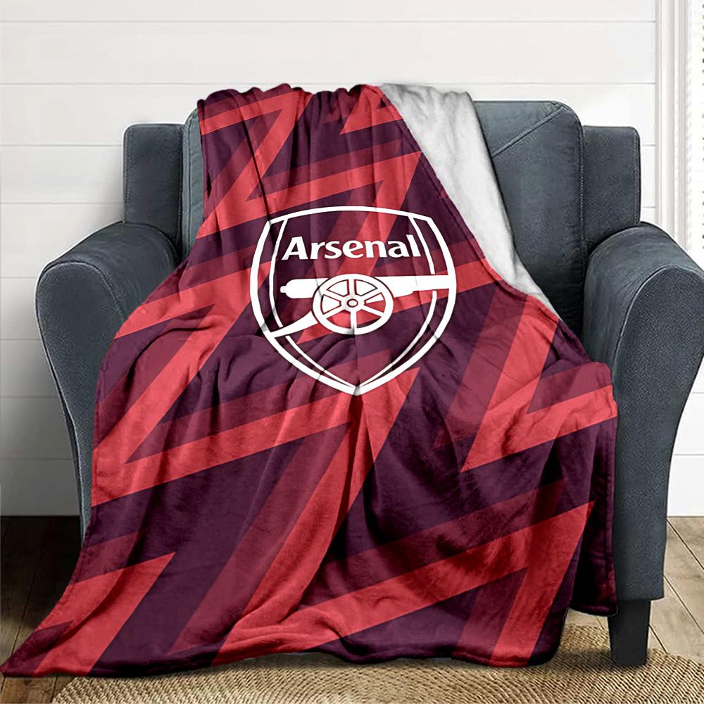 Arsenal Crest Blankets Flannel Printed Breathable Warm Throw Blanket for Home Office Bedspreads 0708a33