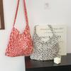 Dámska crossbody taška Tote s leopardím vzorom a veľkou kapacitou - Trendový kórejský štýl 2025