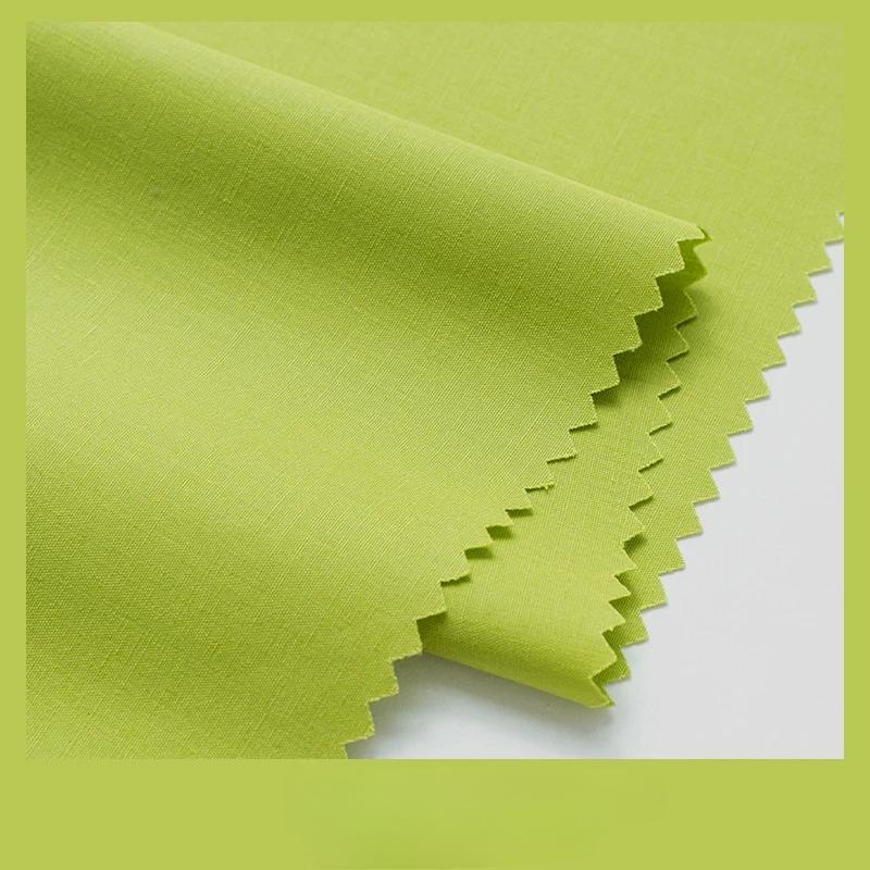 Plain Combed Cotton Fabric Poplin for Clothes Shirt Dresses Sewing High-grade Smooth Skirts Cloth Thin Anti-wrinkle