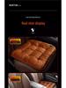 Graphene Plush Car Seat Cushion with USB Electric Heating, 12V Universal Fit for Winter Warmth.