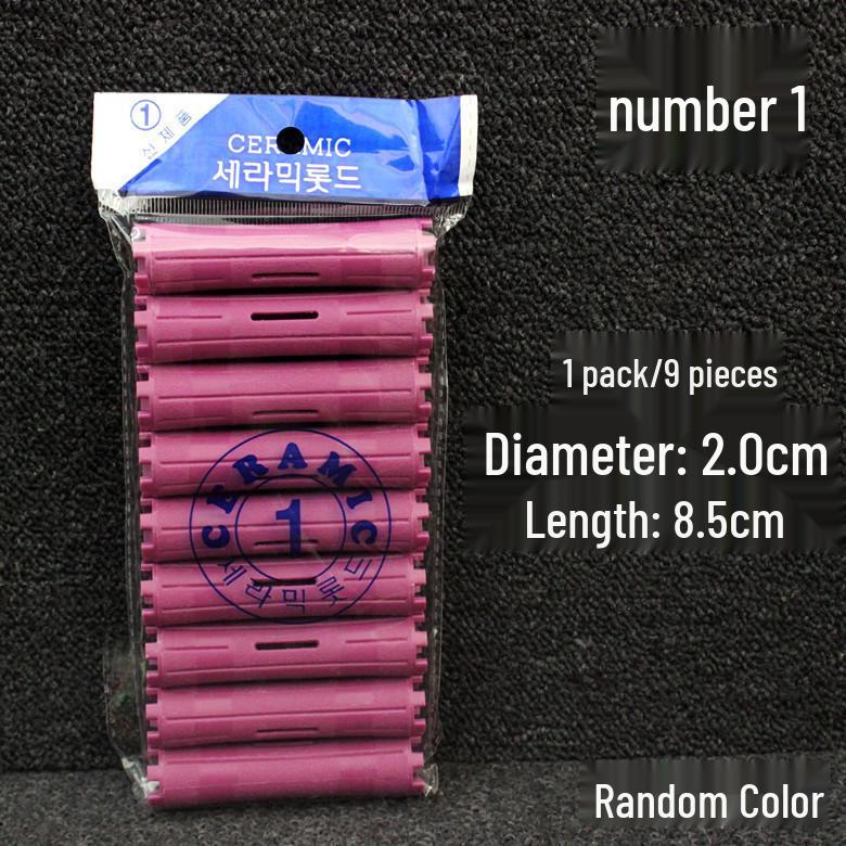 Thickened Curling Practice Rods: Pear Flower Hollow Cold Wave Rods for Textured Hairdressing