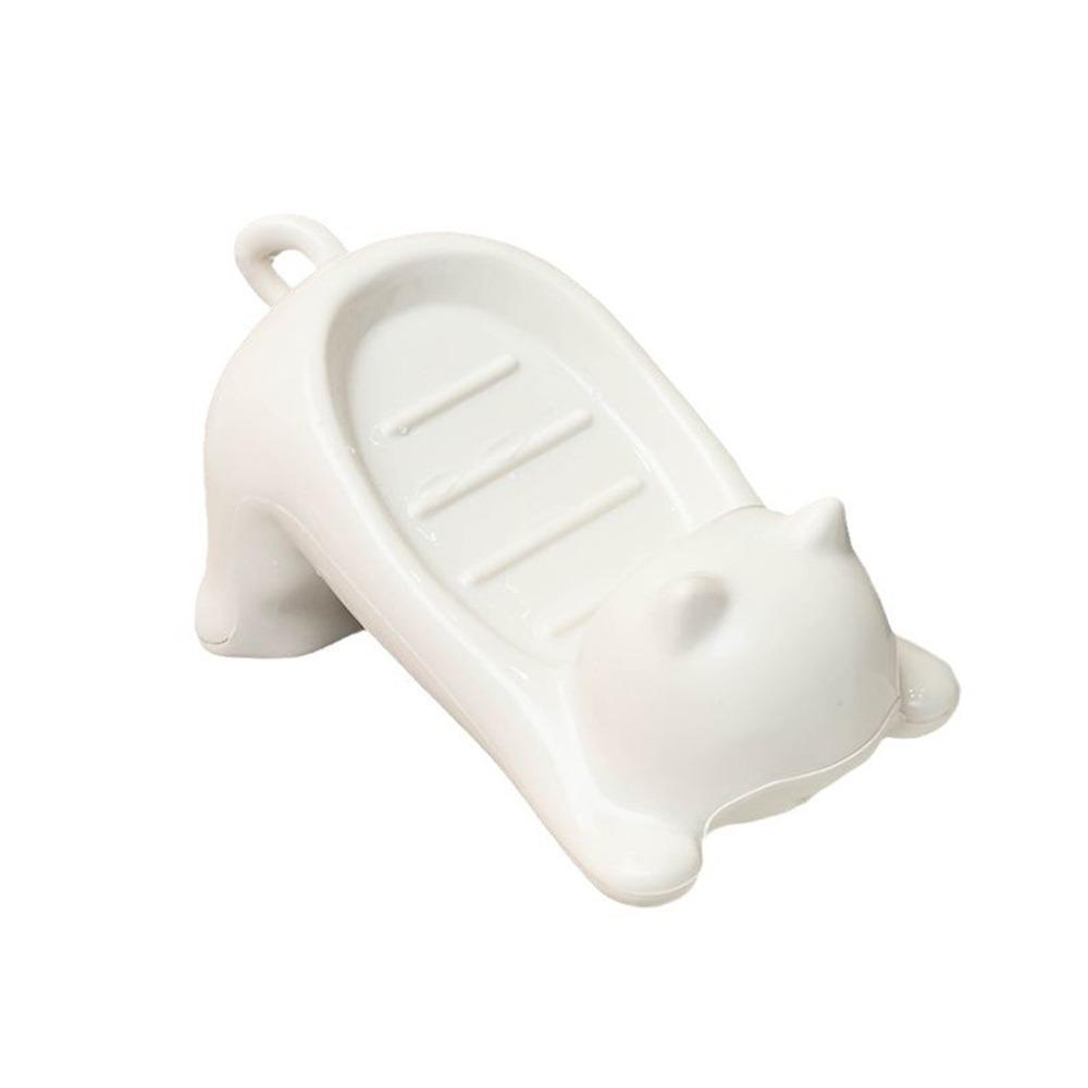 Cartoon Soap Holder Drain Soap Dish Tray Cute Soap Box