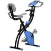 HOMCOM Foldable Exercise Bike, 8 Levels of Magnetic Resistance, Hand Pulse Sensors