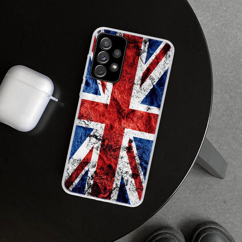 National Flag RU FR UK Phone Case for Samsung Galaxy A17 A16 A26 A36 A56 A57 A37 A15 A25 A35 A55 A14 A24 A34 A54 A13 A23 A33 A53