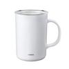 HARIO Ceramic Coating Vacuum Double-Walled Insulated Mug White 470ml Lid CMG-470-W