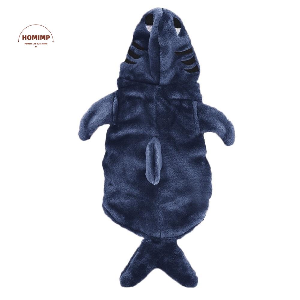 Fleece Kostým Žraloka pro mazlíčky Teplé Pohodlné Psí Cosplay Oblečení Roztomilý Styl Zesílené Oblečení pro Transformaci mazlíčků Kočičí Párty
