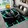 Tappeto Cartoon Anime Kaiju No.8 3D per Soggiorno Camera da Letto Casa Decorazione Divano, Tappetino Antiscivolo per Giochi Bambini Regalo