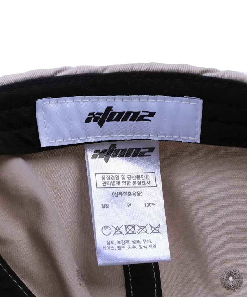 XTONZ Xta090 Check Graphic Cotton Ball Cap (Gray)