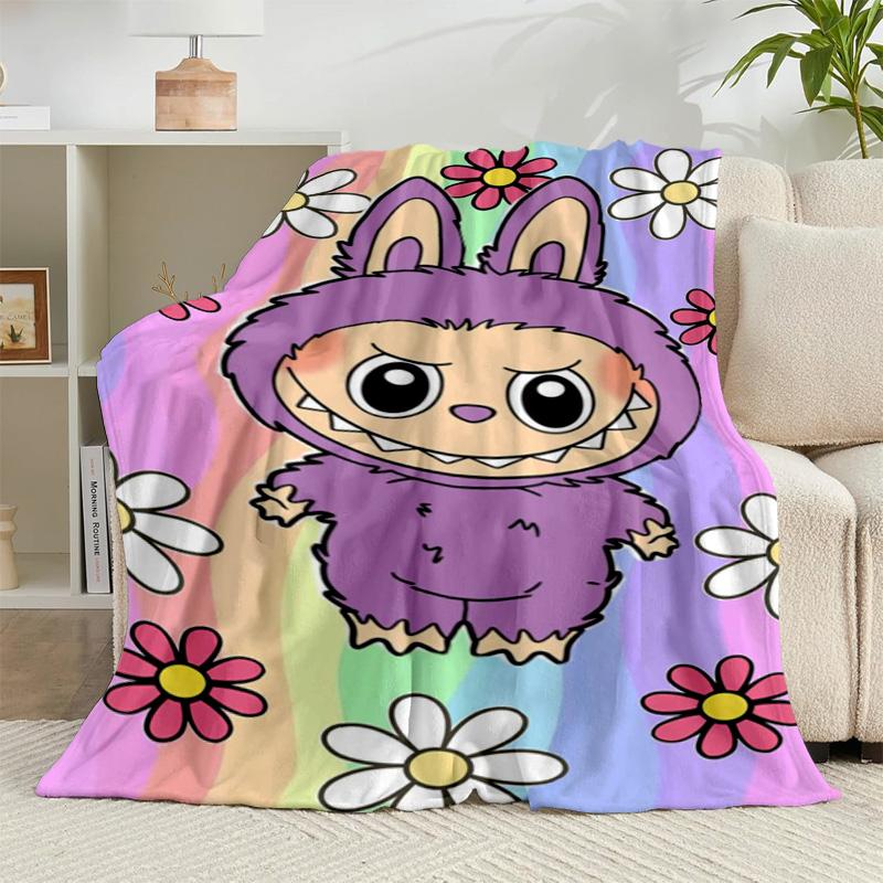 1PC Bunny Costume Adventure Flannel Blanket Gift, Suitable for Both Men And Women, Soft Ideal for Beds And Sofa, Birthday Or Christmas Gift