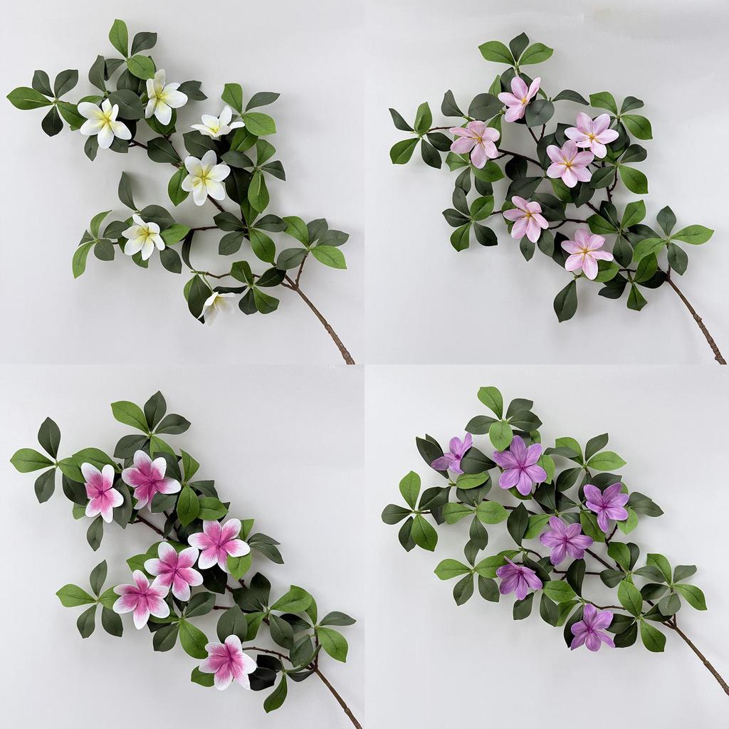 Faux Gardenia Plant With Realistic Leaves For Wedding Decor And Photoshoot Props