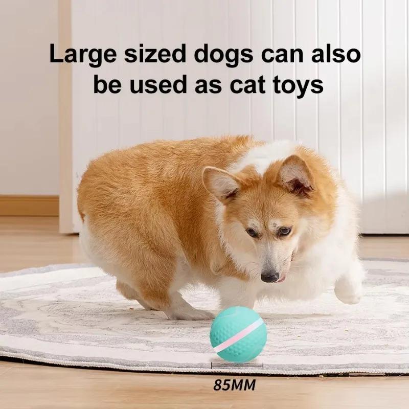 Smart Moving Pet Ball Rechargeable Interactive Dog Ball Electric Toy Bouncing Rolling Chew Training Ball Magic Ball for Pets