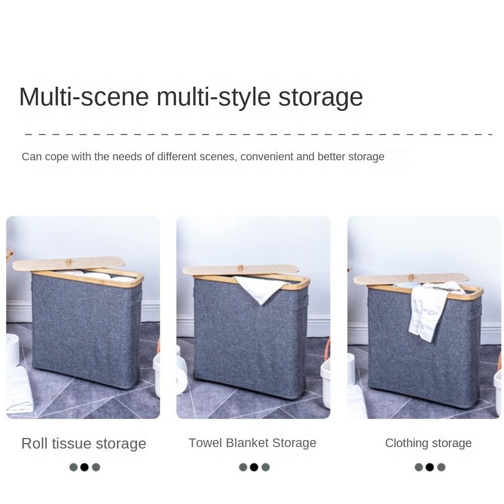 Space Saving Paper Storage Basket Large Capacity Laundry Baskets Toilet Paper Holder  Bedroom