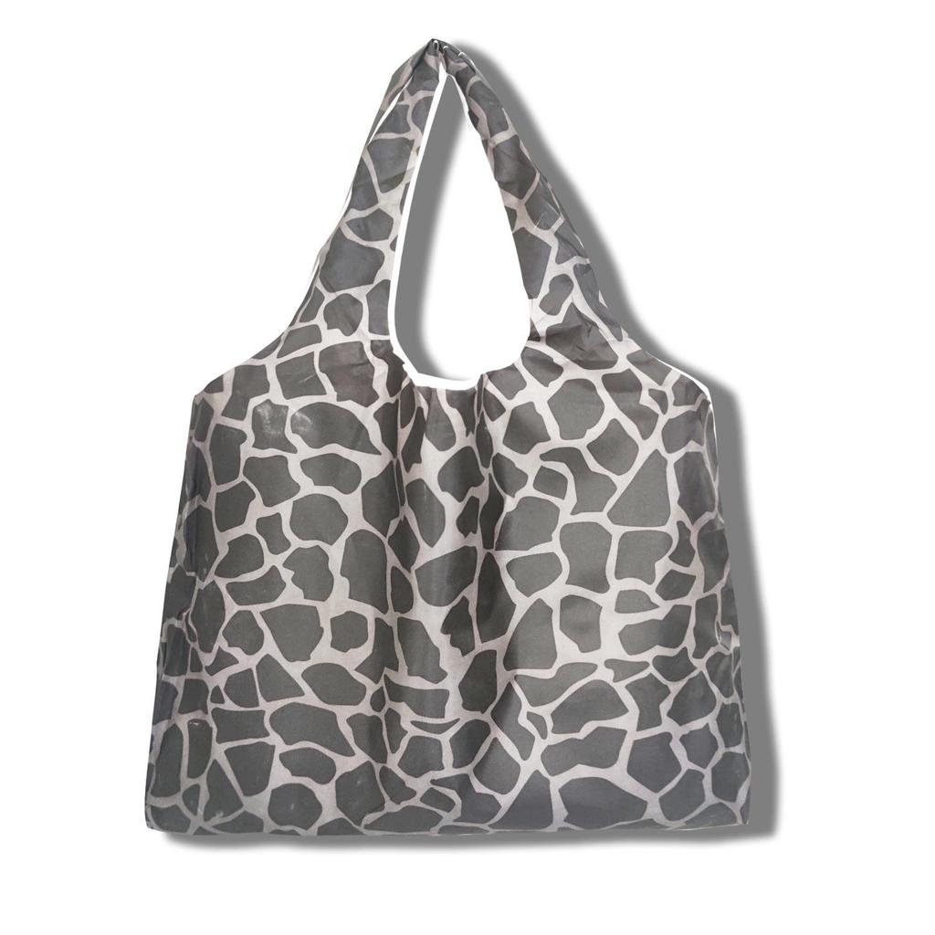Eco-Friendly Large Capacity Foldable Tote Bag - Creative, Portable, Printed, and In Stock