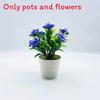 Gossampinus Artificial Malabarica Potted Plant With For Living Decor Room