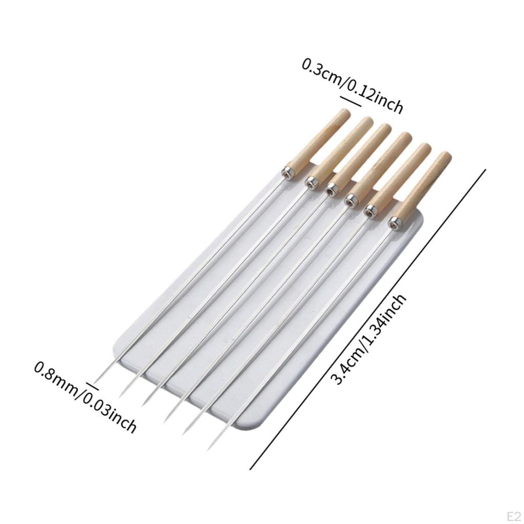 50 Pieces Barbecue Skewers for Grilling Reusable Metal Kabob Chicken, Meats, Prawn,