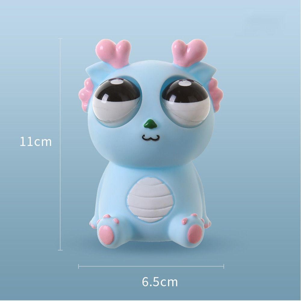 Funny Eyeball Burst Grass Worm Pinch Toy Big Eyeball Squeeze Toy Eye Popping Worm Stress Relief