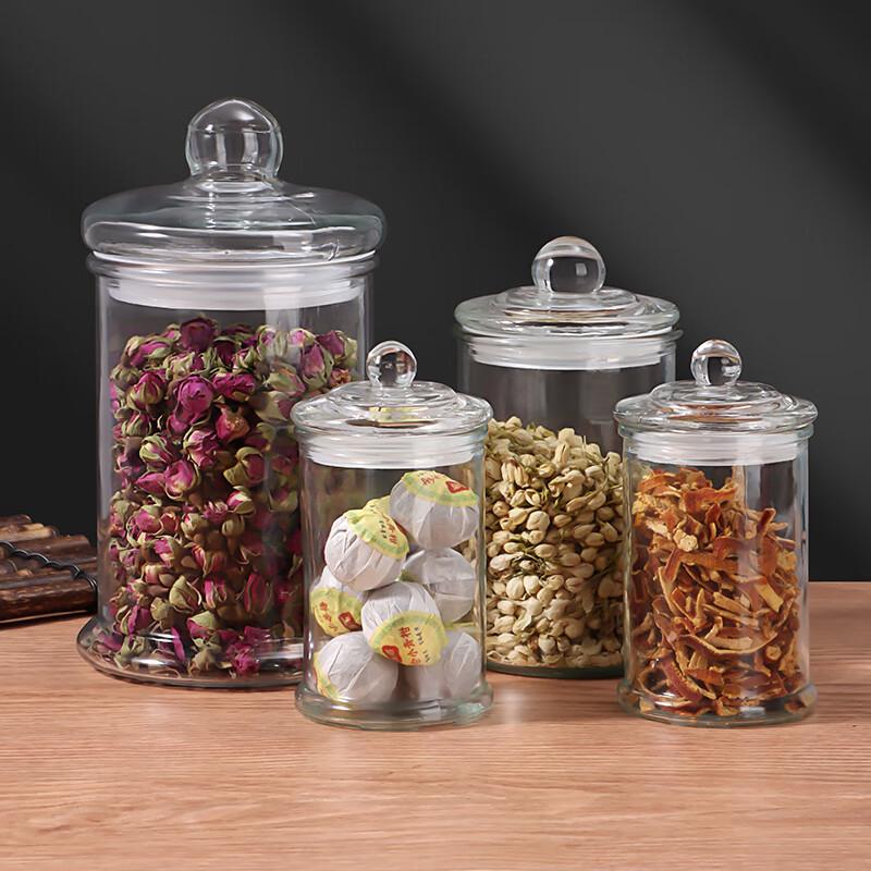 Thickened Glass Sealed Storage Jars