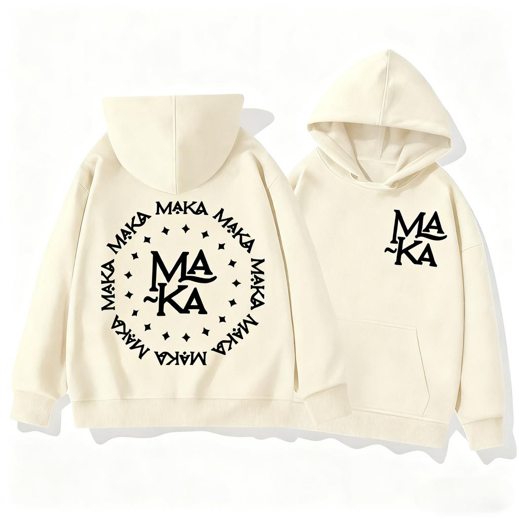 Rapper Maka Logo Print Hoodies Harajuku Hip Hop Hooded Autumn Leisure Sweatshirt Men Women High Quality Fashion Winter Pullovers