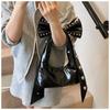 Simple Niche French Foreign Style Bag Bow Women's Bag, Shoulder Handbag Zipper Bag, Fashion Personality Women's Bag