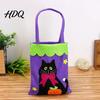 Versatile Seasonal Carry Bags Halloween Candy Bags Non-Woven Trick or Treat Tote with Handles Nonwoven Party Favor Cute Black Cat Pumpkin