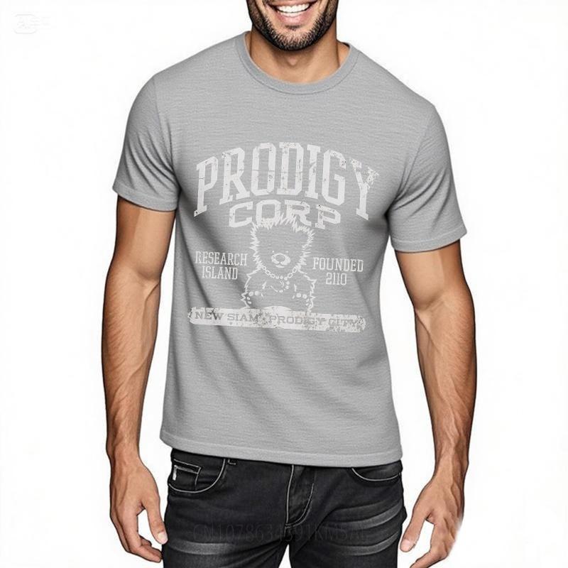 Unisex Summer For Men tshirt Prodigy Corp Research Island Founded 2010 New Siam Prodigy City Short Sleeve Street Wear Crew