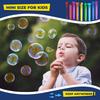 32Pcs Sea Mini Bubble Wands Assortment 8 Styles 8 Colors Bubble Party Favors for Kids, Bubbles for Kids, Themed Birthday Party Favors, Classroom
