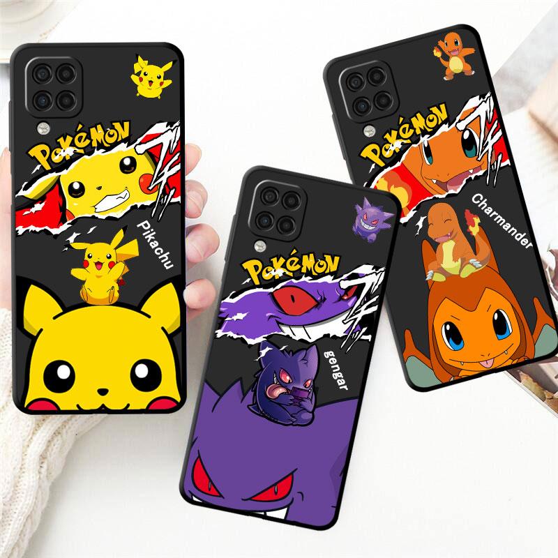 Pokemon Pikachu Anime Case For Samsung Galaxy A54 A52 A14 A53 A13 A12 A23 A51 A32 A71 A33 A34 A13 5G A34 A21s Phone Cover