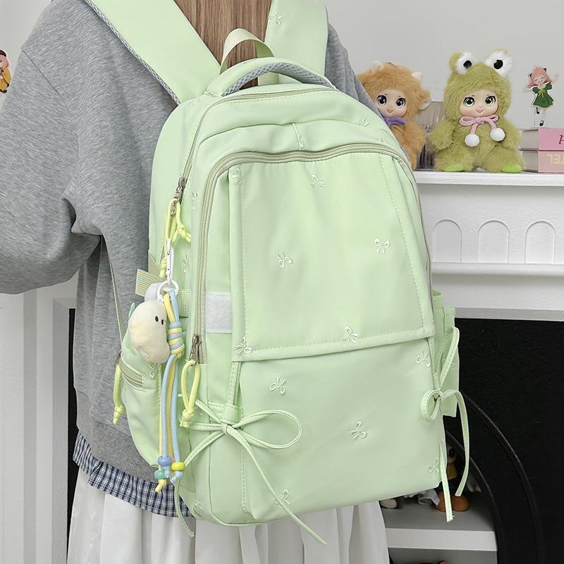 Versatile Backpack Female Japanese Ins High Value Backpack Junior High School Student Schoolbag Lightweight Large Capacity Backpack