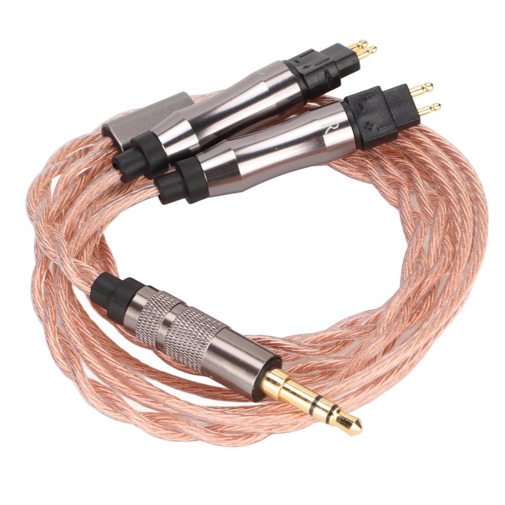 For Sennheiser Headphone Cable Headphone Cord with 3.5mm Gold Plated Straight Plug for HD414 HD650 HD600 HD580 HD565
