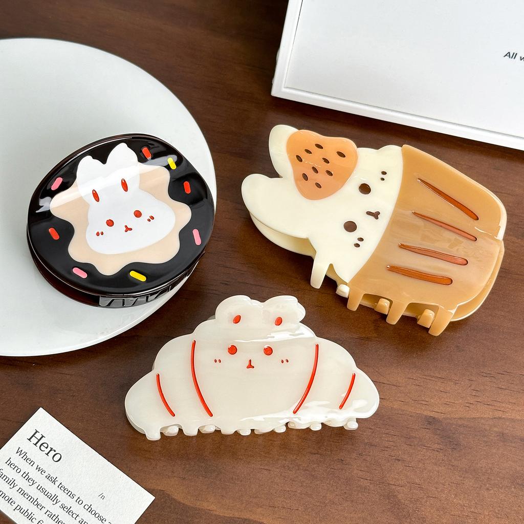 Rabbit Delightful Hair Accessory Trendy Claw Clip Ideal For Fresh And Sweet Looks