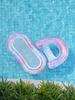 New Arrival Adult Inflatable PVC Water Lounger - Striped Mesh Floating Hammock