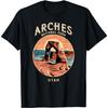 Hiking Camping Scenic Design of Arches National Park Utah T-Shirt