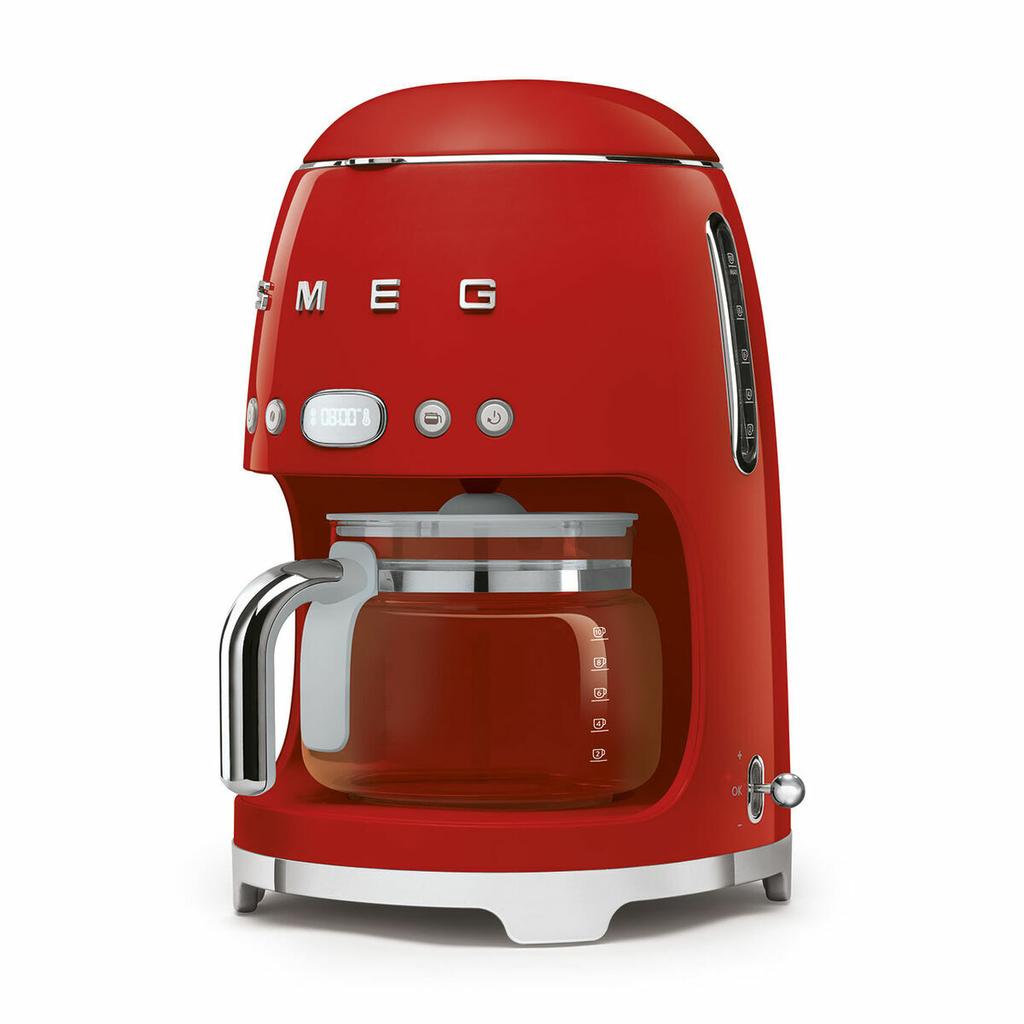 Překapávací kávovar Smeg DCF02RDEU Red 1050 W 1,4L
