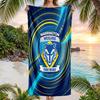 Warrington Wolves Fashion Beach Towel Portable Soft Quick Dry Towel For Swimming Camping Holiday Use