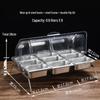 9-Compartment Stainless Steel Buffet Condiment Server