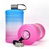 2.2 Liters High-capacity Water Bottle Reusable Outdoors Sports Drinking Bottle with Time Marker Portable Plastic Cups