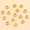 Two-Color Striped Stainless Steel Beads, 4-8mm DIY Jewelry Spacer Accessories