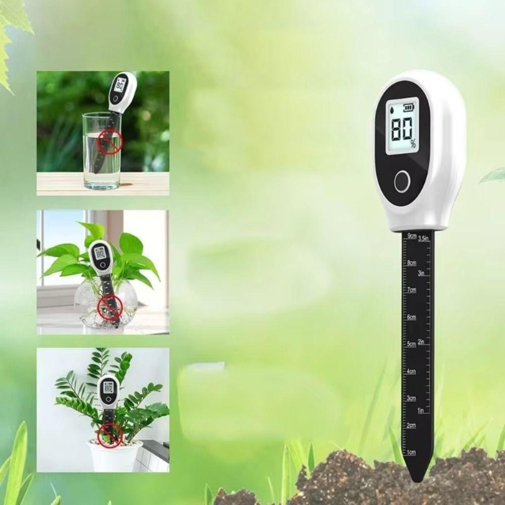 LCD Soil Moisture Meter Sensitive Moisture Sensor Insert Soil Water Content Analyzer Indoor