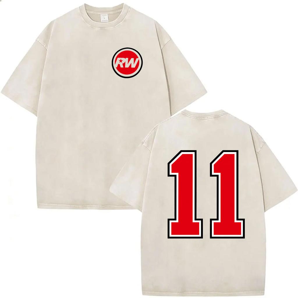 Vintage Washed Robbie Williams BRITPOP Tour 2026 Double Sided T Shirt Men's Women Clothing Fashion High Quality Cotton T-shirts