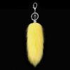 16cm Foxes Tail Keychain Faux Furs Foxes Tail Keyring Soft Furry Bag Hangings Charm Pendant Key Handbag Pendant Accessorise